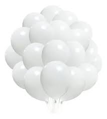 GLOBOS BLANCOS GLAM