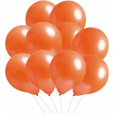 GLOBOS LISO NARANJO #9