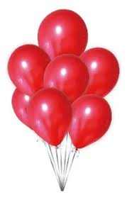 GLOBOS ROJO GLAM