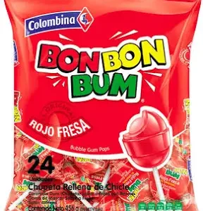 CHUPETE BONBOMBUM FRESA