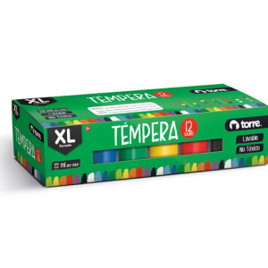 TEMPERA TORRE DE 12 COLORES 22 ML